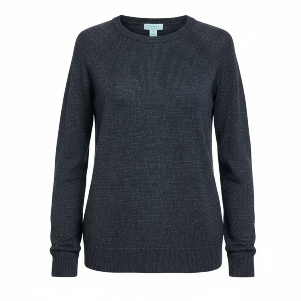Kenar Charcoal metallic  Knit Top size medium